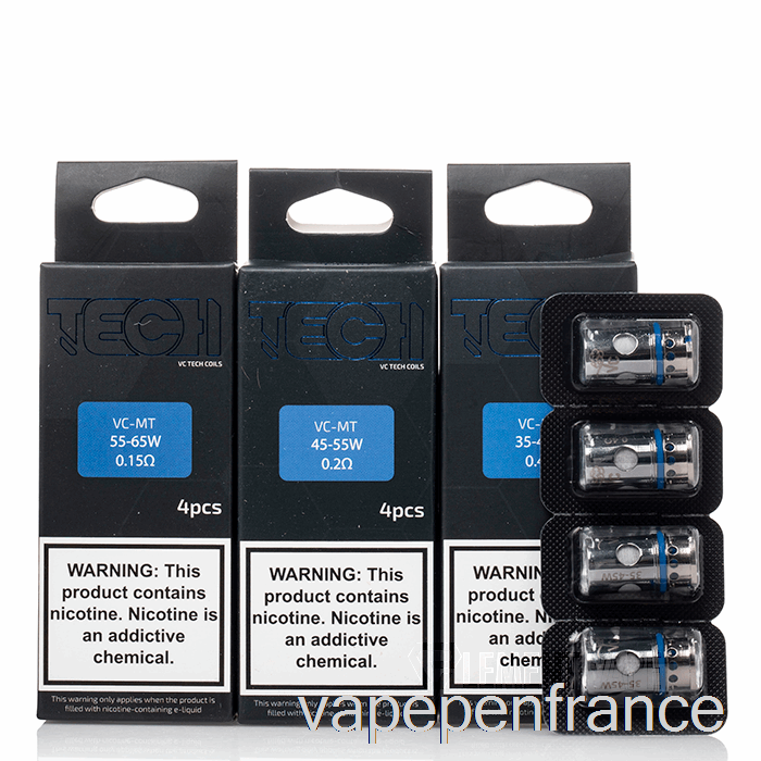 Vaperz Cloud Vc Tech Bobines De Remplacement 0.8ohm Vc Tech Bobines Stylo Vape